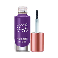 Lakmé 9 To 5 Primer + Glossy Finish Nail Colour & 9 To 5 Primer + Glossy Finish Nail Colour Combo, 12 Ml
