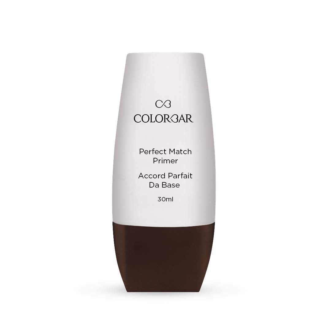 Colorbar New Perfect Match Primer, 30ml & Colorbar Cosmetics Flawless Finish Primer, Transparent, 30 ml