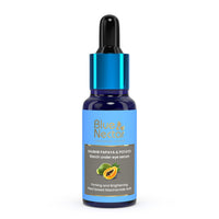 Blue Nectar Under Eye Serum with Plant Based Niacinamide from Potato Starch Papaya Dark Circles Serum with Advance Skin Firming Brightening Form (17 Herbs, 30ml)