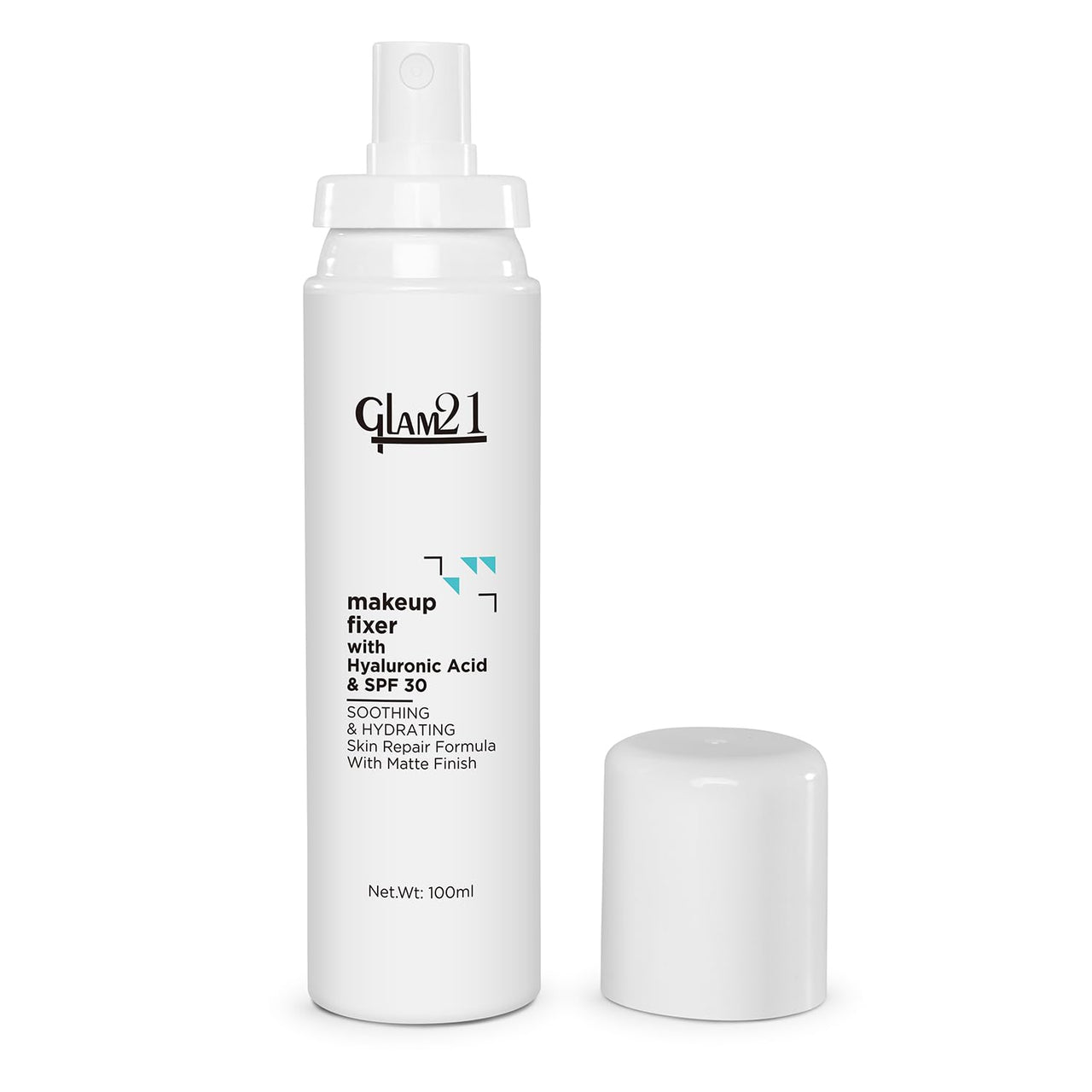 Glam21 Make-up Fixer Spray - Keeps Makeup Intact with a Sparkly Texture | Lightweight & Long-lasting with Hyaluronic Acid & SPF 30 | Flawless Look | Dermatologically Tested