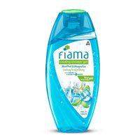 Fiama Cooling Shower Gel Menthol & Magnolia, 250ml Bottle & Fiama Shower Gel Blackcurrant & Bearberry Body Wash With Skin Conditioners, 250ml Bottle