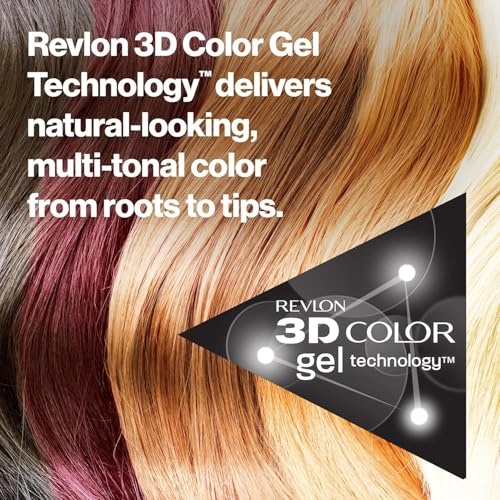 Revlon ColorSilk Permanent Hair Color For Women, Salon Quality Hair Colour at Home with up to 100% Grey Coverage, Pro-Keratin, No Ammonia, Up to 8 Weeks of Colour, Deep Burgundy 3DB (Pack of 1)