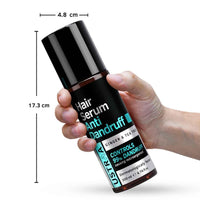 Ustraa Hair Serum Anti-Dandruff - 200ml | Fights Dandruff with Tea Tree & Ginger | Maintains scalp pH | Prevents growth of dandruff-causing microorganisms| No Sulphates, No Paraben
