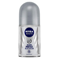 Nivea Deodorant Roll On, Silver Protect for Men, 50ml And Face Wash, Oil Control, 10x Vitamin C for Men, 150ml