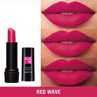 Elle 18 Color Pop Matte Lip Color, R33, Code Red, 4.3g & Lipstick Red Wave (Matte)