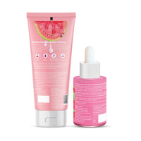 The Plant Fix Plix Vitamin C Guava Combo, Juicy Cleanser 100ml and Face Serum 20 ml For Skin Brightening, With Pro Vitamin B5 For Moisturization & Alpha Lipoic Acid, Pentavitin Skincare Regimen