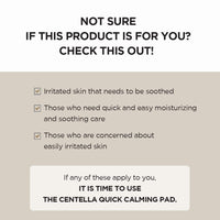 SKIN1004 Madagascar Centella Quick Calming Pad 70pads/130ml