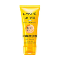 Lakmé Sun Expert Spf 30 Pa++ Ultra Matte Lotion Sunscreen, 50 Ml & 9 To 5 Complexion Care Face Cc Cream, Bronze, Spf 30, Conceals Dark Spots & Blemishes, 9G - All Skin Type