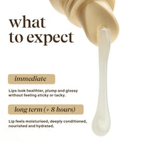 indē wild Dewy Lip Treatment - 15ml | Overnight Repair Vegan Lip Balm & Moisturizer | Lasts for 8+ hour | With Natural Desi Ghee, Shea Butter, Squalane & Hyaluronic Acid | Hydrating Korean Fomrulation