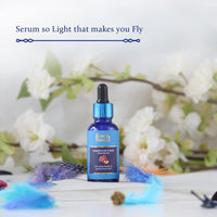 Blue Nectar Plum Face Serum for Acne Prone Skin and Acne Marks | Oil Free Anti Acne Serum for Oily Skin | Pore Minimizing Serum | With Plant Based Vitamin C (8 Herbs, 30ml)