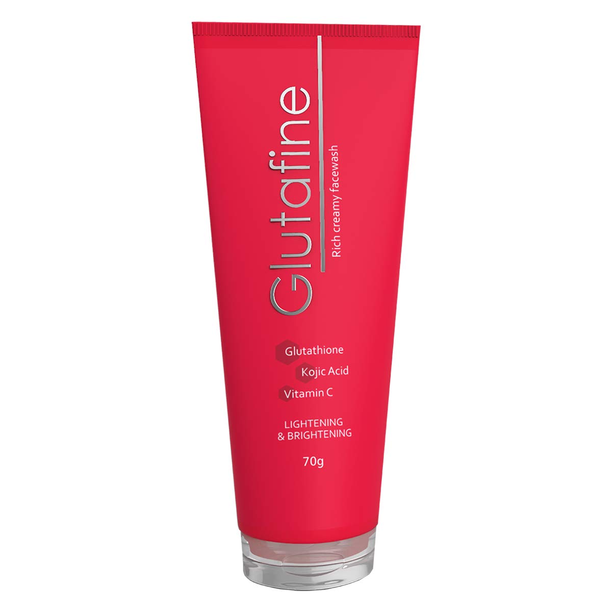 Glutafine Rich Creamy Facewash for Lightening and Brightening, 70g (Pack of 1)