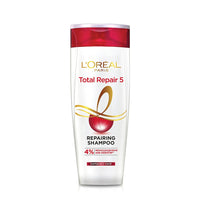 L’Oréal Paris Dream Lengths Shampoo, 192.5 Ml & Total Repair 5 Repairing Shampoo With Keratin Xs, 192.5Ml