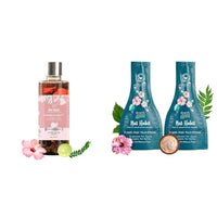 Nat Habit Hibiscus Hair Oil & Hair Mask Combo, Helps In Hair Growth, Conditioning & Smoothing With The Goodness of Herbs, Suitable For All Hair & Scalp Types (Combo Pack of 2)