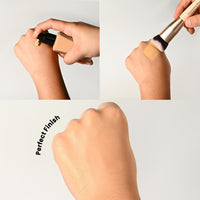 Milagro Beauty Foundation Brush 01 – Seamless Blending Brush for Liquid, Cream & Powder Foundations, Soft Dense Bristles, Flawless Coverage, Vegan & Cruelty-Free, Easy to Use & Clean