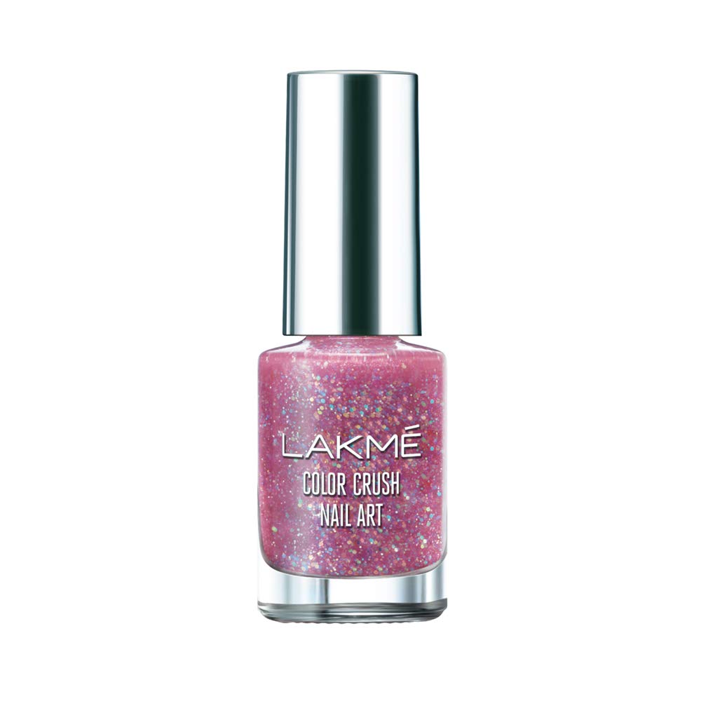 Lakmé Color Crush Nailart, S1, 6ml and Color Crush Nail Art, S5, 6ml Metallic Finish