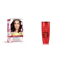 L’Oréal Paris Excellence Creme Hair Color, 3.16 Burgundy, 72ml+100g & Color Protect Shampoo, 175ml (With 10% Extra)
