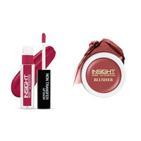 Insight Cosmetics Insight Non Transfer Lip Color Matte Texture12Hrs WaterproofTrue ColorSmudge Proof Paraben Free 100% Veg, 4ml(LG40-14) Crème Blusher, Face Makeup, Caramel Eclair, 3.5 gm(B-02=06)