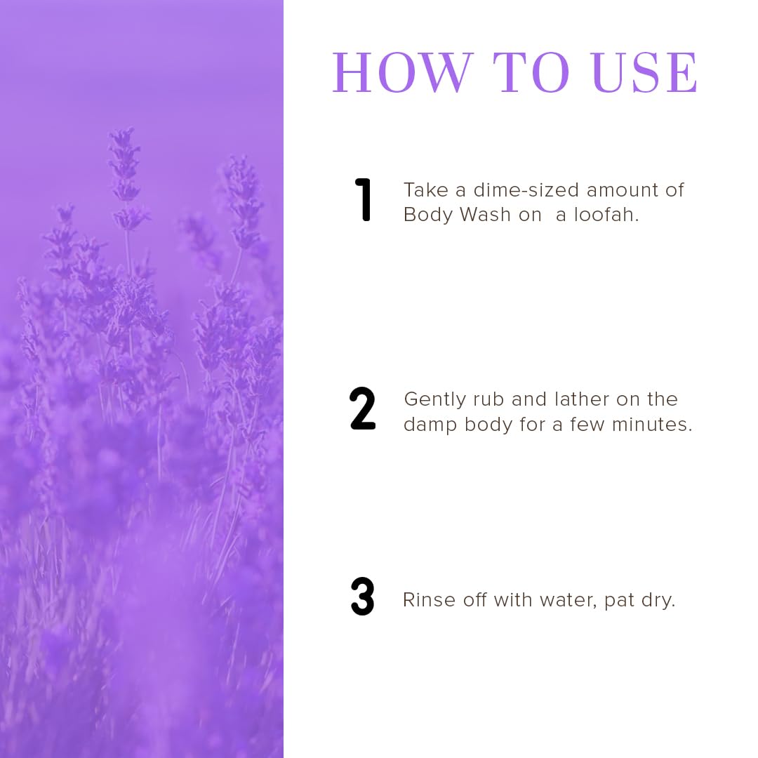 Khadi Natural Lavender & Ylang Ylang Herbal Body Wash|Gently cleanses and nourishes| Shower Gel that relax senses| Floral fragrance| Suitable for All Skin Types|210ml