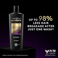 Tresemme Hair Fall Defence, Shampoo, 580ml, for Strong Hair, with Keratin Protein, Prevents Hairfall due to Breakage, Nourishes Dry Hair & Frizz, for Men & Women