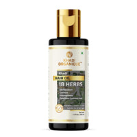 Khadi Organique 18 Herbals Natural Hair Oil Paraben & Miniral Oil Free Pack Of 2