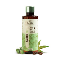 Nat Habit Cold Pressed Oil Combo Castor Oil 200 ml and Tucuma Rose Hand Malai - Hand Cream 30 ml For Hair Fall, Hair Growth & Hand Moisturization