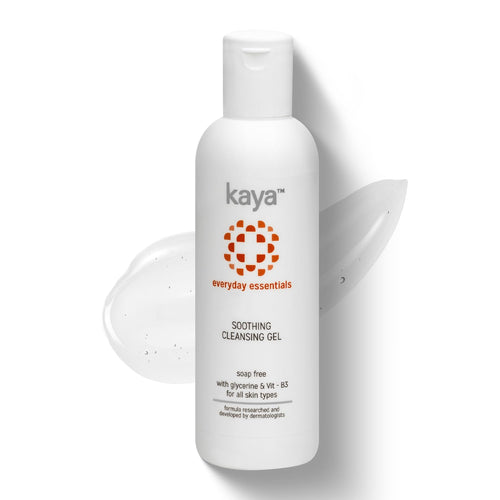 Kaya Clinic Soothing Cleansing Gel | Soap Free & Gentle Face Wash | With Niacinamide For Daily Use | All Skin Types | 200Ml