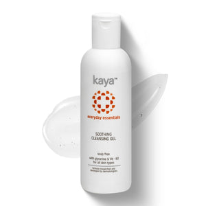 Kaya Clinic Soothing Cleansing Gel | Soap Free & Gentle Face Wash | With Niacinamide For Daily Use | All Skin Types | 200Ml