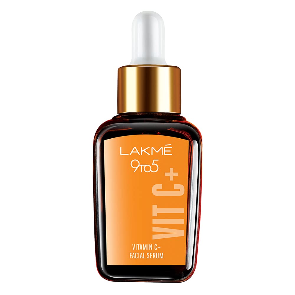 Lakmé 9 To 5 Vitamin C+ Serum (15 ml)&Lakmé Blush & Glow Strawberry Sheet Mask, 25 ml