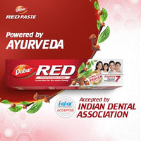 Dabur Red Toothpaste - 750g (250gx3) Special Edition Pack |Fluoride Free |Helps in Bad Breath Treatment, Cavity Protection, Plaque Removal | For Whole Mouth Health | Power of 13 Potent Ayurvedic Herbs