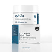 SEA SOUL Anti-Ageing Night Cream with Dead Sea Minerals, Hyaluronic Acid | Skin Renewal, Mineral-rich, Age-defying, Natural | Nourishing Night Cream - 50 Gram