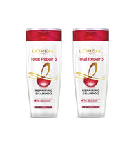 L'Oreal Paris Total Repair 5 Repairing Shampoo 4% Repair Concentrate With KERATIN For Damaged Hair 82.5ml (PACK OF 2)