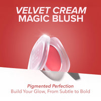 SIMPLYNAM Velvet Cream Magic Blush | Maid of Honor | 4.5g | Multi-Purpose | Lightweight & Creamy | Highly Pigmented & Buildable | Sweat & Water-Resistant | Hydrating with Rosehip & Vanilla Fruit Oil