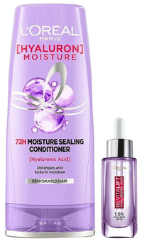 L'Oreal Paris Revitalift 1.5% Hyaluronic Acid Face Serum, 15 Ml & L'Oreal Paris Hyaluron Moisture 72H Moisture Sealing Conditioner180ml
