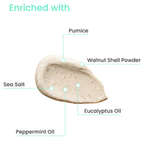 Earth Rhythm Foot Scrub with Pumice & Sea Salt | Relaxes Feet, Smoothens Rough Skin, Lightens Tan | Unisex - 100g