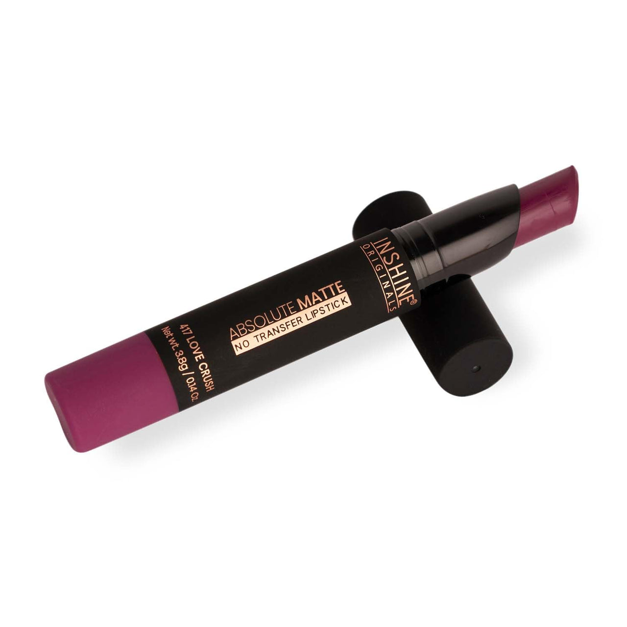 INSHINE Absolute Matte Lipstick - Long-lasting, Transfer-resistant, Velvety Matte Finish with Intense Color, Up to 12 Hours Wear | Perfect for Sophisticated Lips - LOVE CRUSH