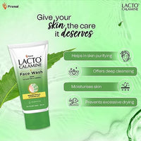 Lacto Calamine Neem Face Wash With Aloe Vera & Turmeric | 150ml | Niacinamide & Salicylic Acid Face Wash | Facewash Reduces Pimples, Purifies Skin & Oil Control | For All Skin Types