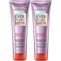 L'Oreal Paris Hair Care Ever Pure Sulfate Free Frizz Defy Shampoo, 2 Count