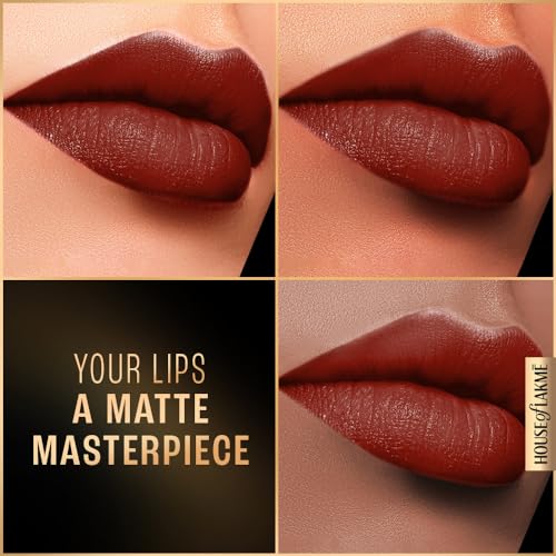 LAKMÉ Forever Matte Liquid Lip Colour, Red Cherry, 5.6 ml