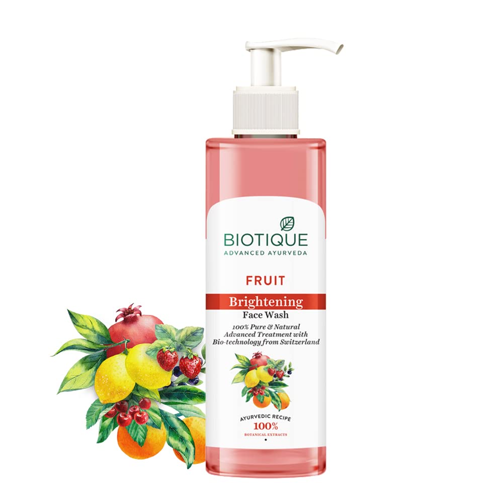 Biotique Travel Kit&Biotique Fruit Brightening Face Wash, 200ml