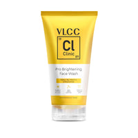 VLCC Clinic Pro Brightening Face Wash - 150ml | Brightens Skin for Luminous glow | Skin Brightening | Clears Spots and Blemishes | Vitamin C, Niacinamide, Peony and Lily Extracts