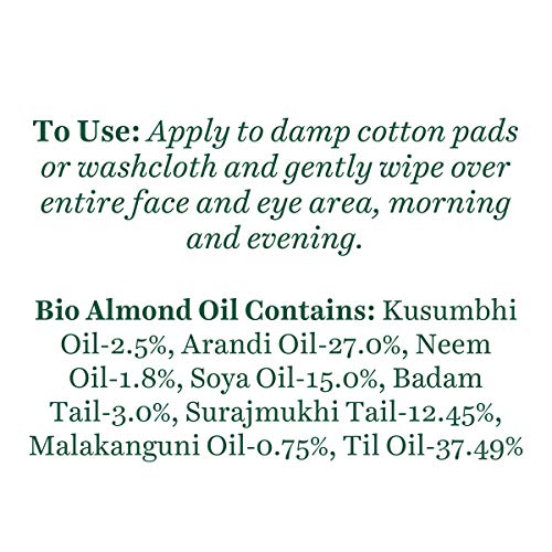 Biotique Almonmd Oil Deep Cleanse Purifying Cleansing Oil Face & Eye Makeup Remover For Normal to Dr