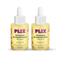 PLIX - THE PLANT FIX 2% Alpha Arbutin Pineapple De-Pigmentation Dewy Face Serum for Pigmentation & Dark Spots Removal for Unisex with 10% Niacinamide, 5% PHA for All Skin, 30ml (Pack of 2)