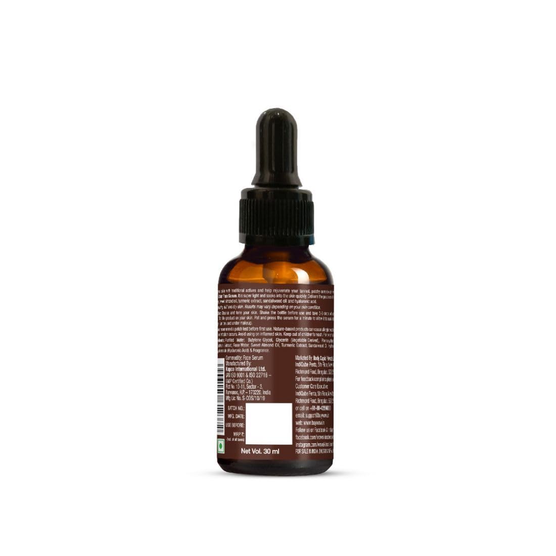 WOW Skin Science Ubtan Face Serum | Oil Free | For Tan, Radiance Boosting & Rejuvenating Skin | Smoothen Skin Tone | Paraben Free | Face Serum for Women & Men | 30 ml