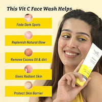 Chemist at Play Exfoliating Body Scrub For Removing Tan & Dead Skin Cells + Brightening Boost Face Wash with 30x Vitamin C 100 ml