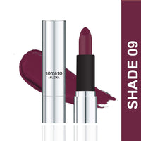 FLiCKA Tomato Bullet Matte Lipstick| Non-transfer Lipstick, Waterproof, Hydrating, Moisturizing, Upto 6Hrs, Shade 09, 4g