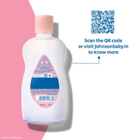 Johnson's Non-Sticky Baby Oil with Vitamin E for Easy Spread and Massage (Clear, 500ml)