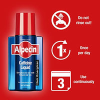 Alpecin Caffeine Liquid Scalp Tonic 3x 200ml | Hair Tonic for Hair Growth Prevents Hair Fall | Strengthens Hair Roots Reduces Hair Loss | Hair Energizer Vitalizer | Hair Gain Tonic
