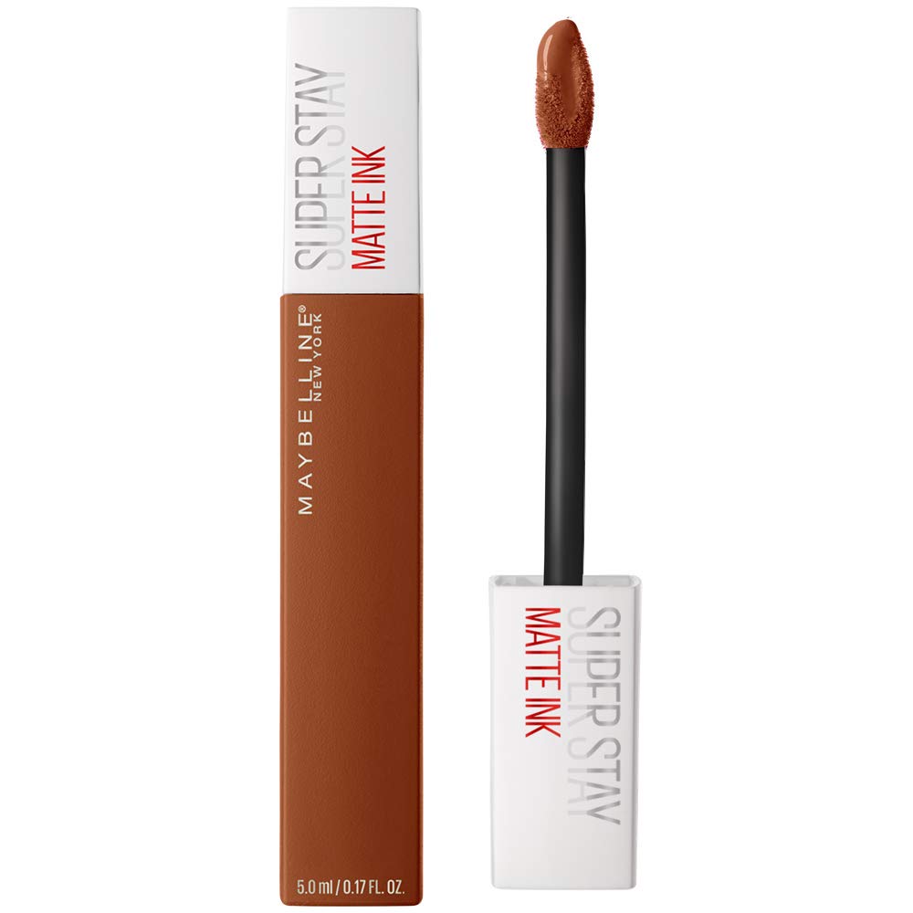 Maybelline New York Super Stay Matte Ink Liquid Lipstick, 25 Heroine, 5ml & Maybelline New York Super Stay Matte Ink Liquid Lipstick, 135 Globe Trotter, 5g