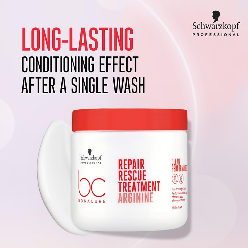 Schwarzkopf Professional Bonacure Repair Rescue Treatment with Arginine and Vegan Keratin 450 ml
