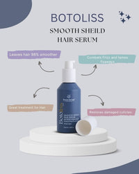 Beauty Garage Botoliss Hair Serum for Men & Women | 50ml Smooth Shield Hair Serum | Frizz Control & Moisturizing Serum for Dry, Frizzy, Curly & Wavy Hair